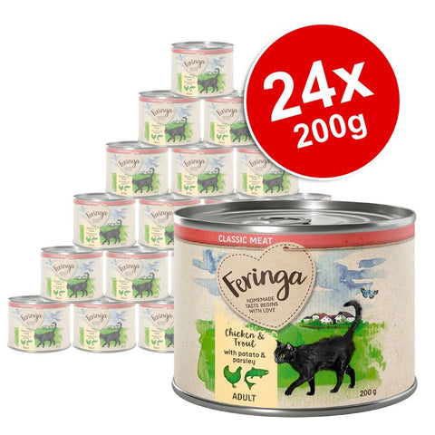 Feringa Classic Meat Menu Saver Pack 24 x 200g Pet Supplies