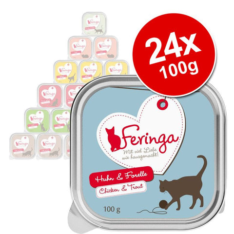 Feringa Classic Meat Menu Trays Saver Pack 24 x 100g Pet Supplies