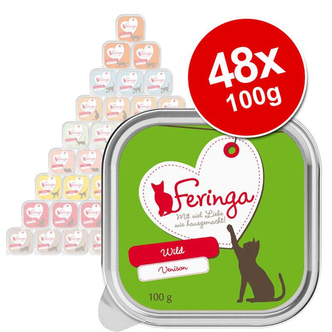 Feringa Classic Meat Menu Trays Saver Pack 48 x 100g Pet Supplies