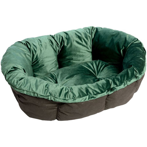 Ferplast Green Velvet Sofa Cover for Siesta Deluxe Dog Basket Pet Supplies