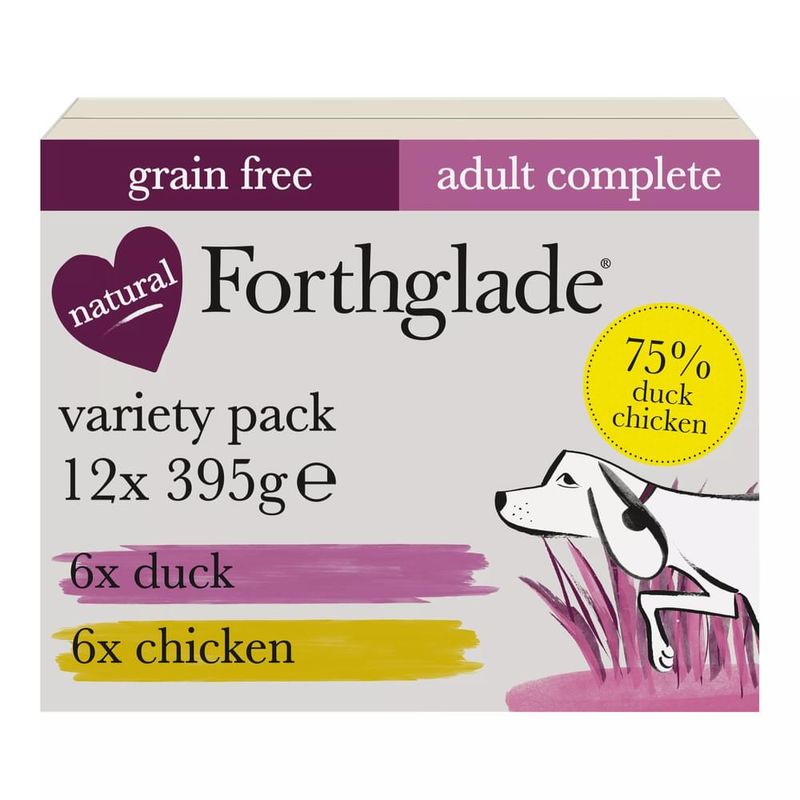 Forthglade Complete Meal Grain-Free Adult Dog - Duck & Chicken Pet Supplies