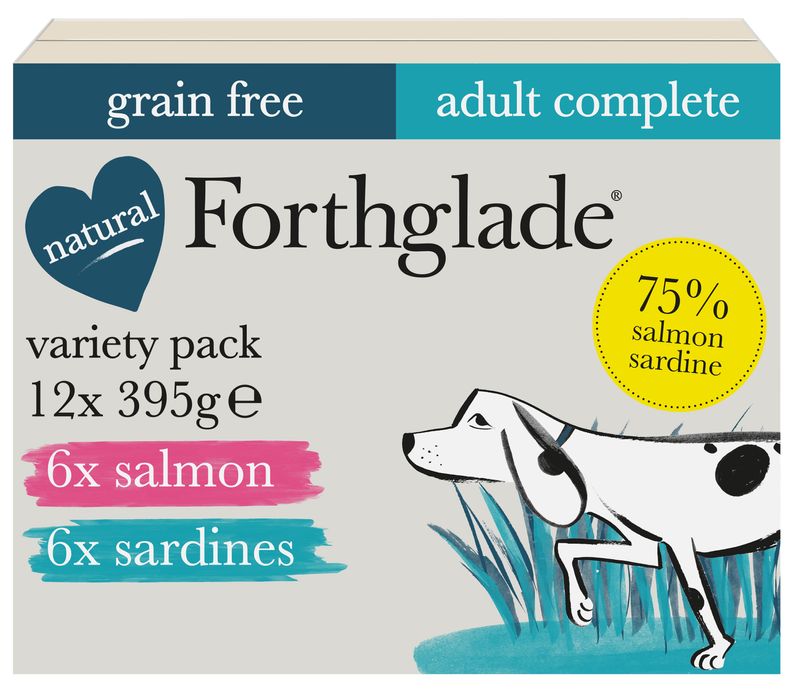 Forthglade Complete Meal Grain-Free Adult Dog - Fish Case 