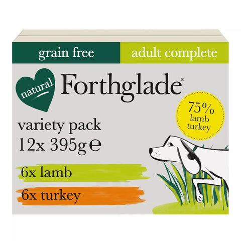 Forthglade Complete Meal Grain-Free Adult Dog - Lamb & Turkey Pet Supplies