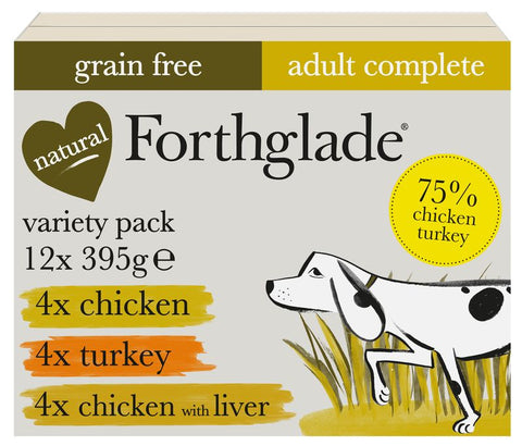 Forthglade Complete Meal Grain-Free Adult Dog - Poultry Case Pet Supplies