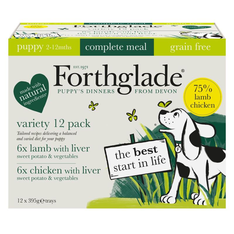 Forthglade Complete Meal Grain Free Puppy Dog - Lamb & Chicken Pet Supplies