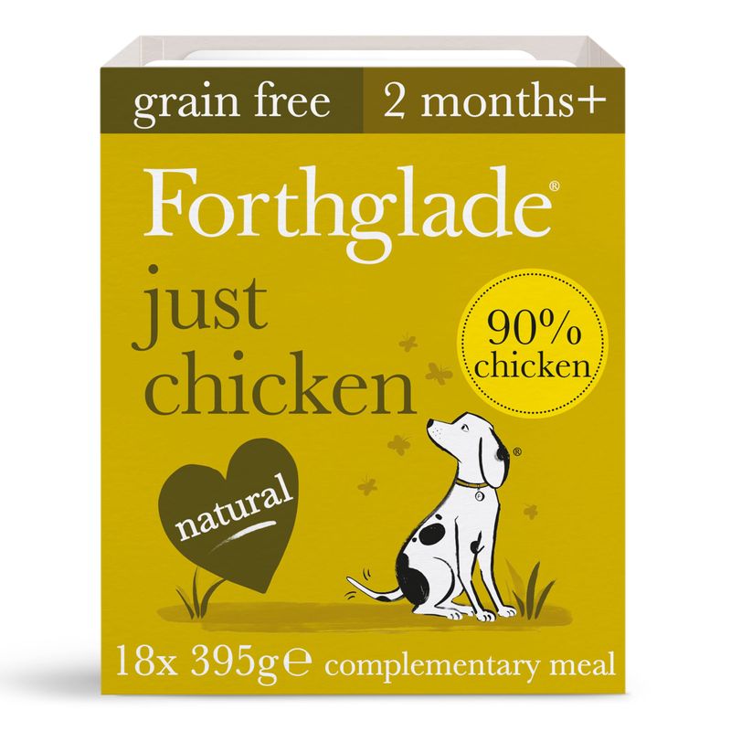 Forthglade Just Grain-Free Natural Wet Dog Food - Just Chicken Pet Supplies