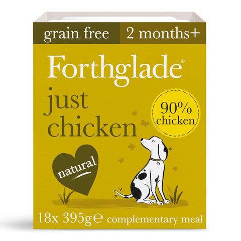 Forthglade Just Grain-Free Natural Wet Dog Food - Just Chicken Pet Supplies