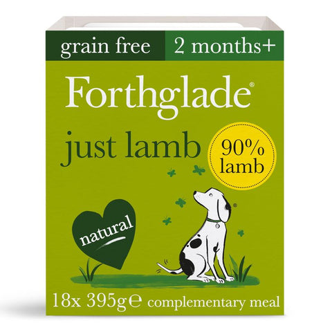 Forthglade Just Grain-Free Natural Wet Dog Food - Just Lamb Pet Supplies