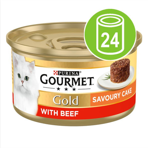 Gourmet Gold Savoury Cake Saver Pack 24 x 85g Pet Supplies