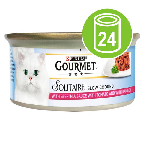 Gourmet Solitaire Saver Pack 24 x 85g Pet Supplies
