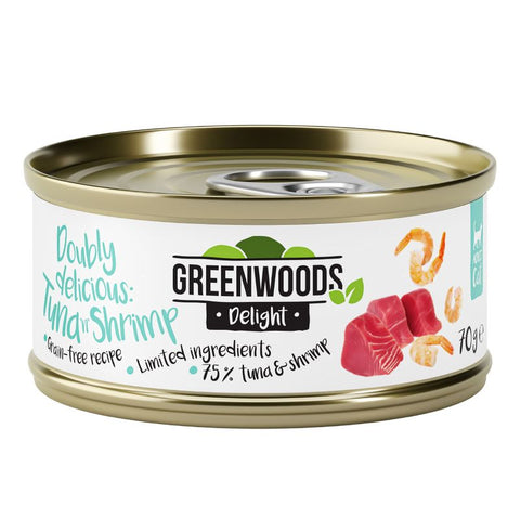 Greenwoods Delight Tuna Fillet with Shrimps Pet Supplies