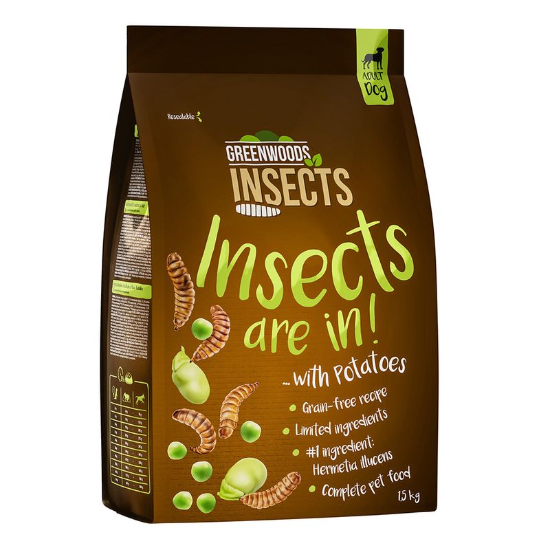 Greenwoods Insects with Potatoes, Peas & Fava Beans Pet Supplies