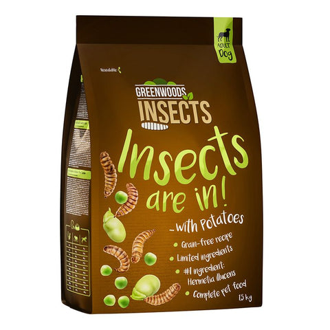Greenwoods Insects with Potatoes, Peas & Fava Beans Pet Supplies