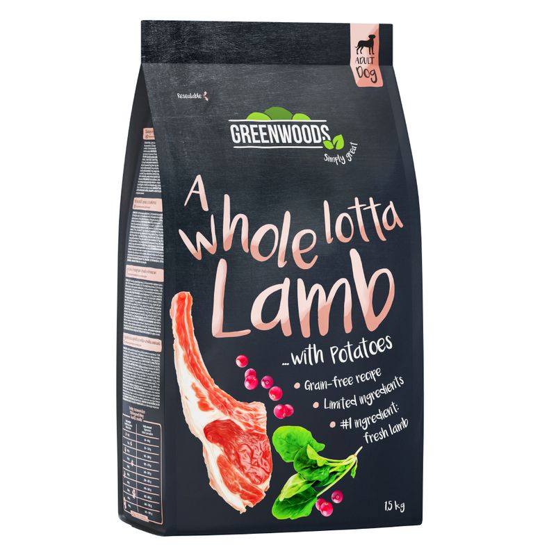 Greenwoods Lamb with Potatoes, Spinach & Cranberries Pet Supplies