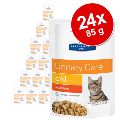 Hill's Feline Prescription Diet Pouches Saver Pack 24 x 85g Pet Supplies