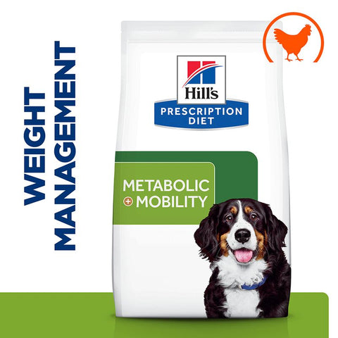 Hill's Prescription Diet Canine Metabolic+Mobility Weight+Joint Care - Chicken Pet Supplies
