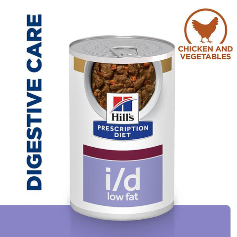 Hill’s Prescription Diet Canine i/d Digestive Care Low Fat Stew - Chicken Pet Supplies