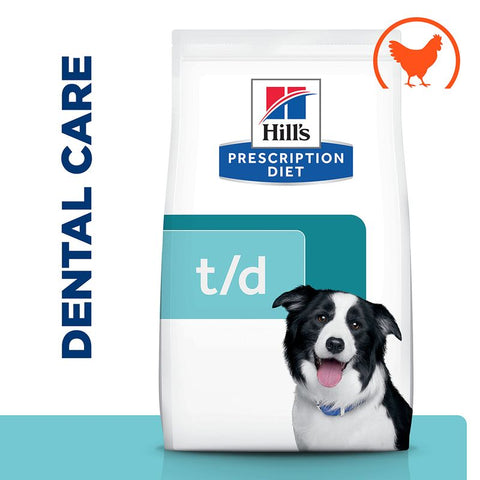 Hill's Prescription Diet Canine t/d Dental Care - Chicken Pet Supplies