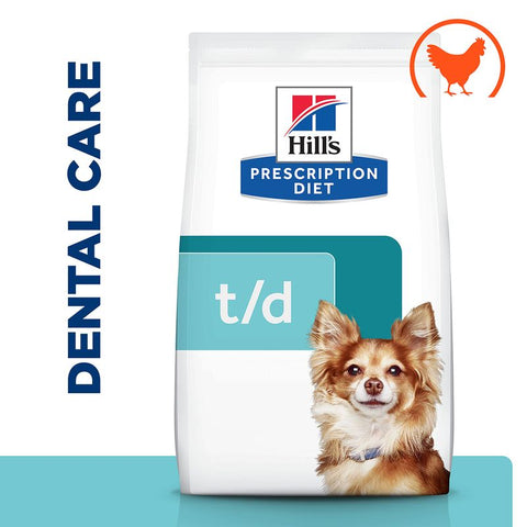 Hill's Prescription Diet Canine t/d Mini Dental Care - Chicken Pet Supplies