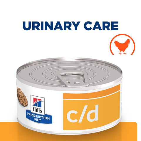 Hill's Prescription Diet Feline c/d Multicare Urinary Care - Chicken Pet Supplies