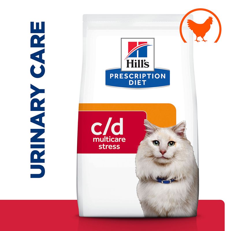 Hill's Prescription Diet Feline c/d Stress Urinary Care - Chicken Pet Supplies