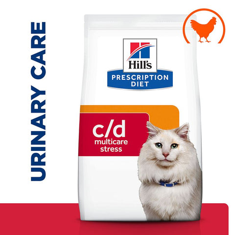 Hill's Prescription Diet Feline c/d Stress Urinary Care - Chicken Pet Supplies