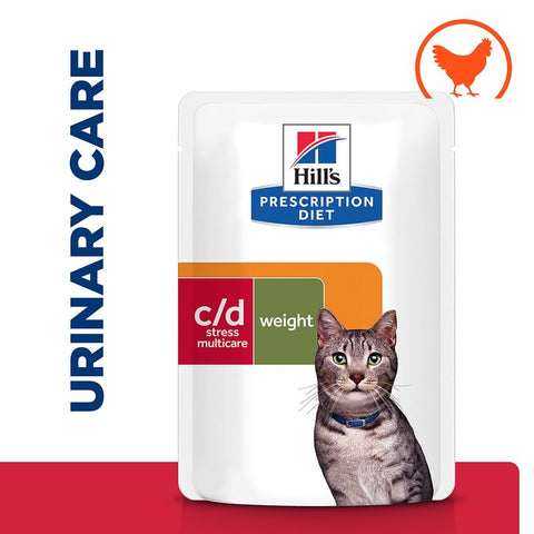 Hill's Prescription Diet Feline c/d Urinary Stress Metabolic - Chicken Pet Supplies
