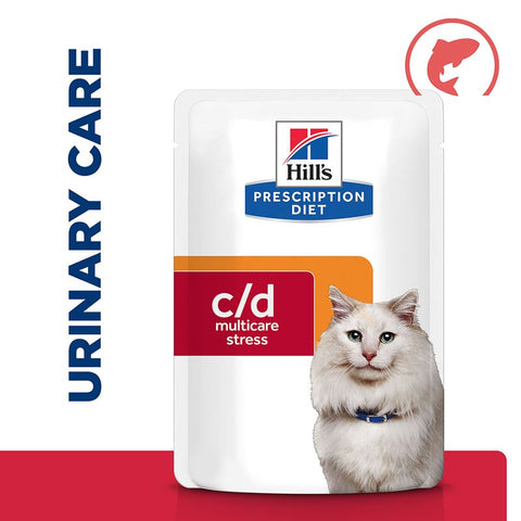 Hill's Prescription Diet Feline c/d Urinary Stress - Salmon Pet Supplies