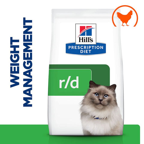 Hill's Prescription Diet Feline r/d Weight Reduction - Chicken Pet Supplies