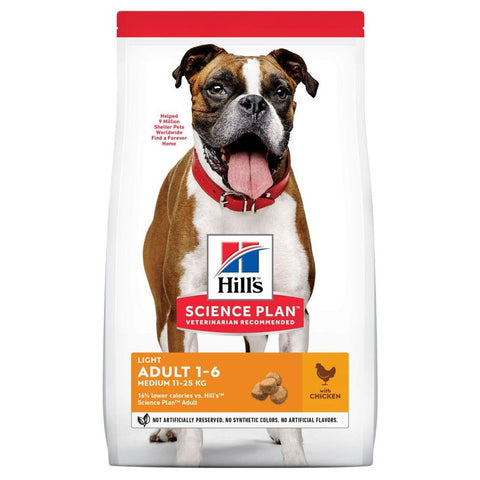 Hill's Science Plan Adult 1-6 Light Medium with Chicken Pet Supplies