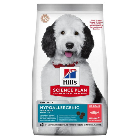Hill's Science Plan Adult 1+ Hypoallergenic Large Breed Salmon Pet Supplies