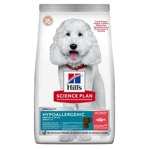 Hill's Science Plan Adult 1+ Hypoallergenic Medium Salmon Pet Supplies