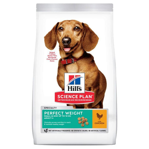 Hill's Science Plan Adult 1+ Perfect Weight Small & Mini with Chicken 