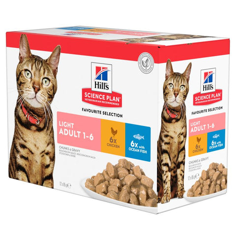 Hill's Science Plan Adult Light Pouches Pet Supplies