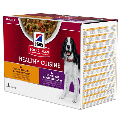 Hill’s Science Plan Canine Adult Healthy Cuisine with Chicken & Beef 