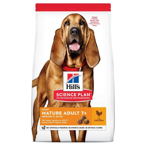 Hill’s Science Plan Mature Adult 7+ Light Medium with Chicken Pet Supplies