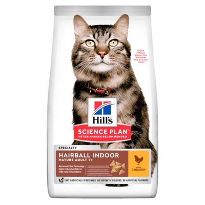 Hill's Science Plan Mature Adult Hairball & Indoor Chicken Pet Supplies