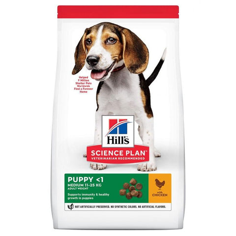 Hill’s Science Plan Puppy <1 Medium with Chicken Pet Supplies