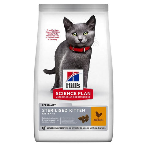 Hill’s Science Plan Sterilised Kitten Chicken Pet Supplies