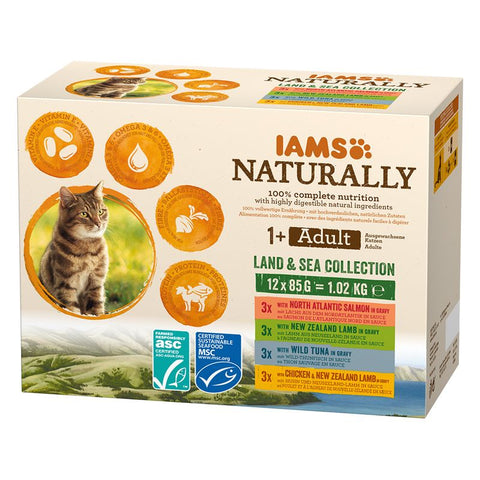 IAMS Naturally Adult - Land & Sea Collection Pet Supplies