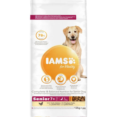 IAMS for Vitality Senior & Mature Large Dog - Chicken 