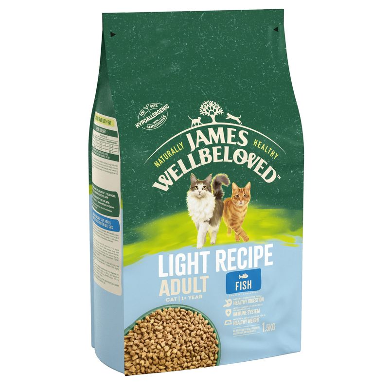 James Wellbeloved Adult Cat Light - Fish Pet Supplies
