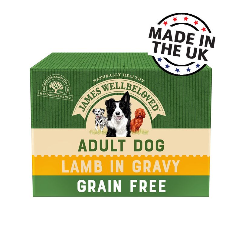 James Wellbeloved Adult Grain Free Pouches - Lamb with Vegetables Pet Supplies