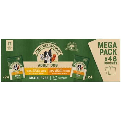 James Wellbeloved Adult Grain Free Pouches - Variety Pack Pet Supplies