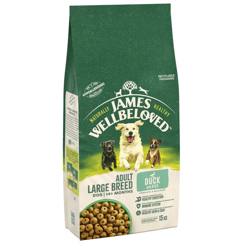 James Wellbeloved Adult Large Breed - Duck & Rice Pet Supplies
