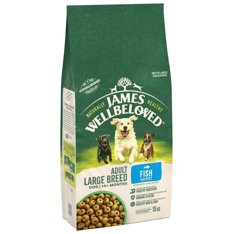 James Wellbeloved Adult Large Breed - Fish & Rice Pet Supplies