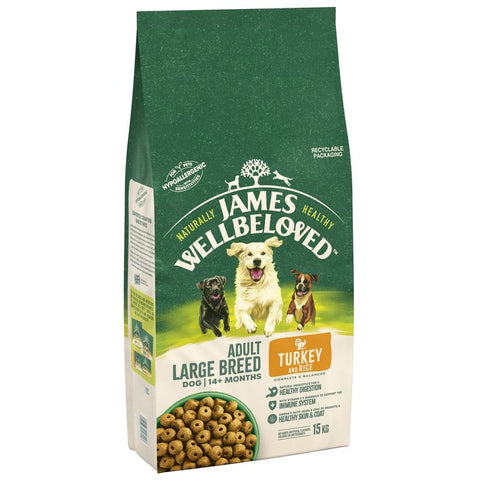 James Wellbeloved Adult Large Breed - Turkey & Rice Pet Supplies