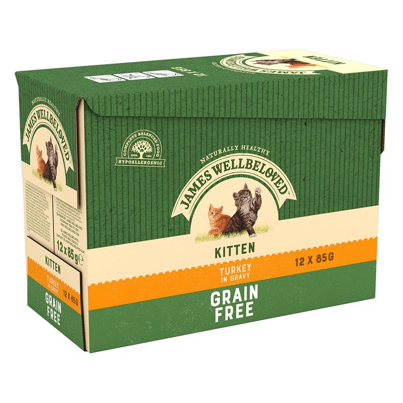 James Wellbeloved Kitten Pouches - Turkey Pet Supplies