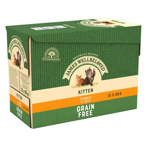 James Wellbeloved Kitten Pouches - Turkey Pet Supplies