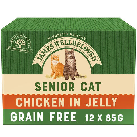 James Wellbeloved Senior Cat Pouches - Chicken in Jelly Pet Supplies